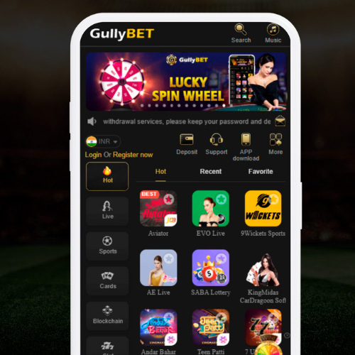 Open the Gullybet app